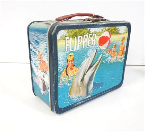 flipper metal lunch box|vintage flipper lunch box for sale .